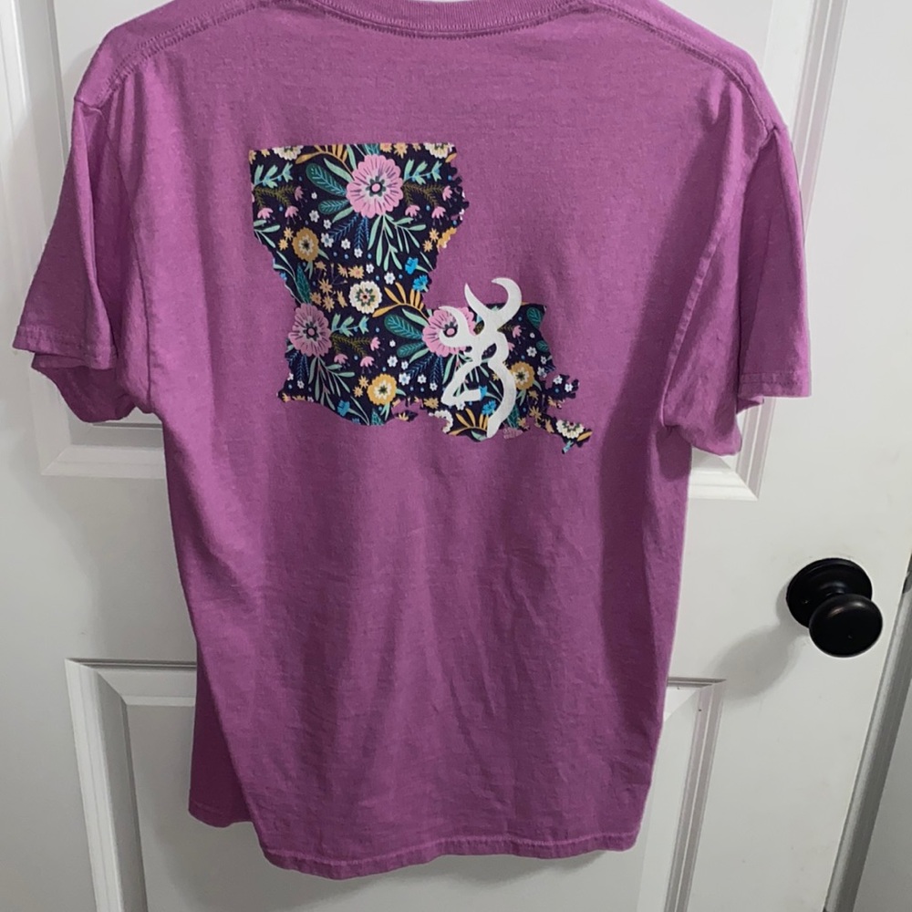 Purple louisiana browning shirt, negotiable